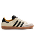Adidas Samba Core White Core Black JJJJound sneakers basse uomo e donna in bianco nero - vista laterale