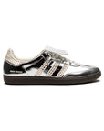 Adidas Samba Silver x Wales Bonner sneakers basse uomo e donna in argento - vista laterale