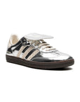 Adidas Samba Silver x Wales Bonner sneakers basse uomo e donna in argento - vista frontale