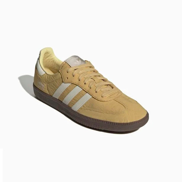 Adidas Samba OG Yellow White sneakers basse uomo e donna in bianco giallo - vista frontale