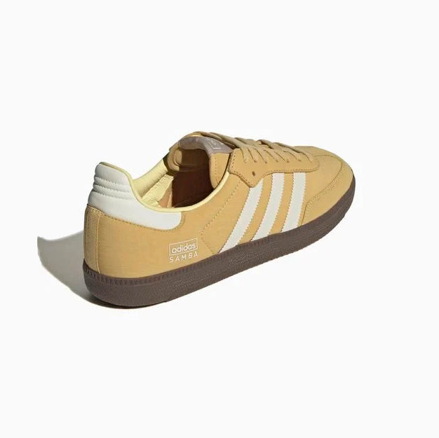 Adidas Samba OG Yellow White sneakers basse uomo e donna in bianco giallo - dettaglio suola
