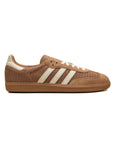 Adidas Samba Cardboard sneakers basse uomo e donna in crema marrone - vista laterale