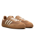 Adidas Samba Cardboard sneakers basse uomo e donna in crema marrone - vista frontale