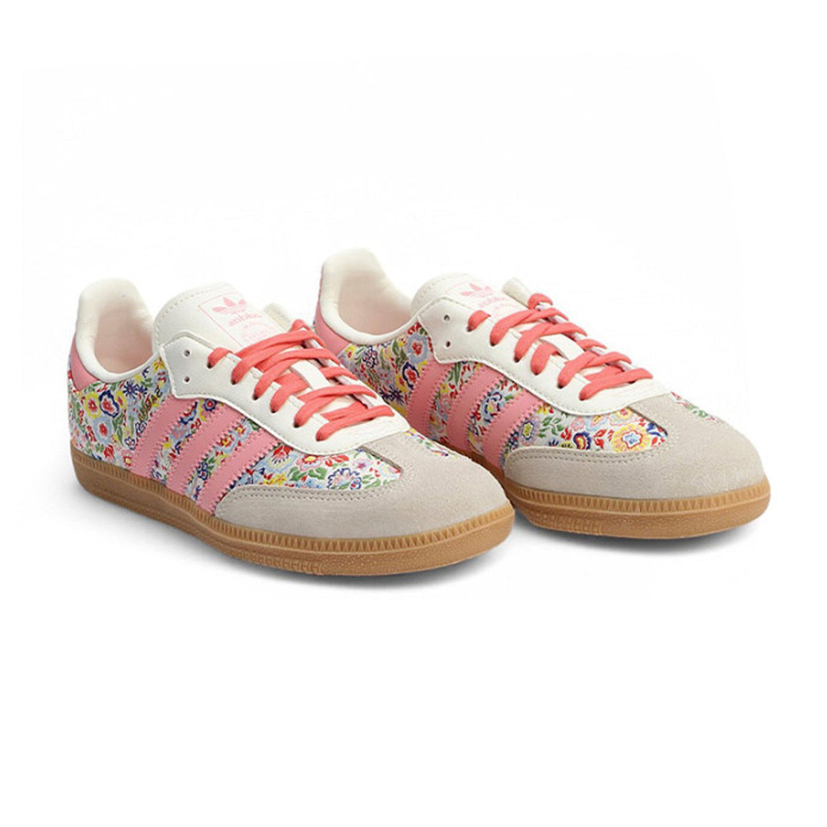 Adidas Samba Floral Embroidery x Liberty sneakers basse uomo e donna in multicolore - vista frontale