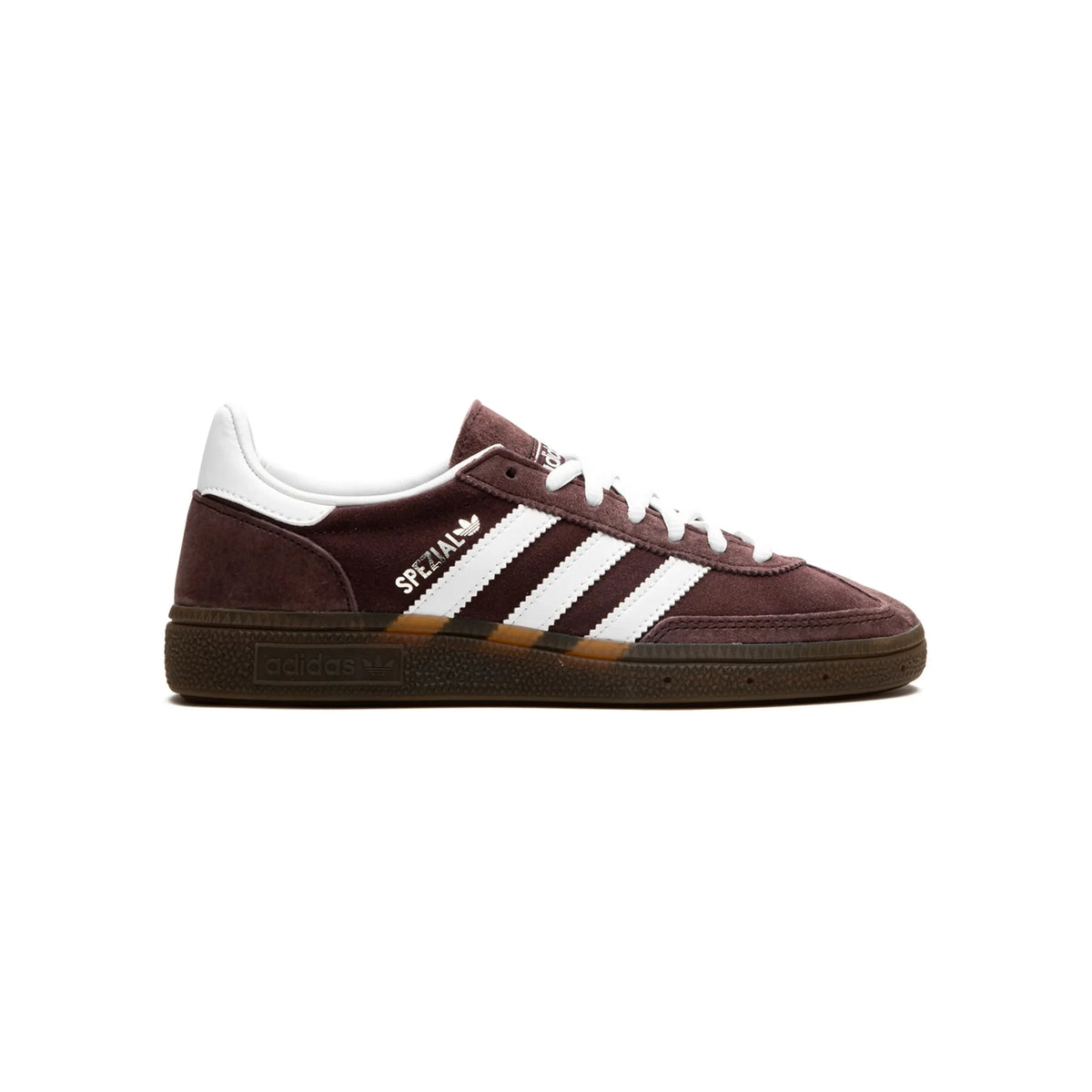 Adidas Spezial Dark Brown Caramel sneakers basse uomo e donna in marrone - vista laterale