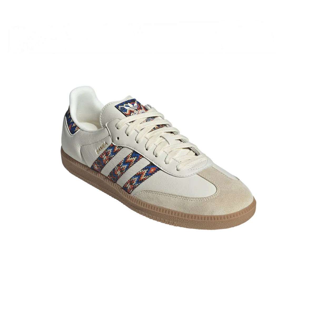 Adidas Samba Tapestry Cream sneakers basse uomo e donna in crema - vista frontale