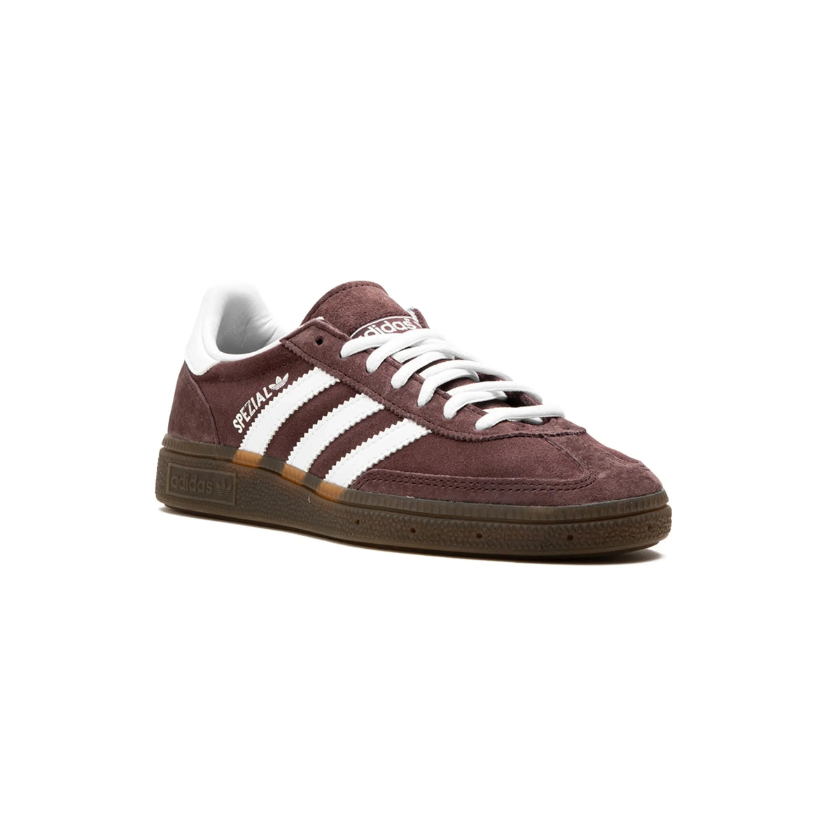 Adidas Spezial Dark Brown Caramel sneakers basse uomo e donna in marrone - vista frontale