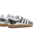 Adidas Samba Silver Metallic Cracked sneakers basse uomo e donna in argento - dettaglio suola