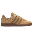 Adidas Samba x JJJJound Mesa sneakers basse uomo e donna in oro marrone - vista laterale