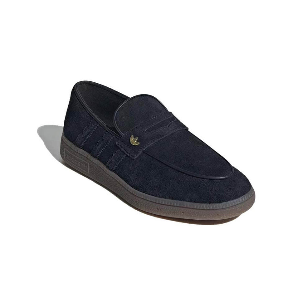 Adidas Spezial Loafer Black Gum sneakers basse uomo e donna in nero - vista frontale