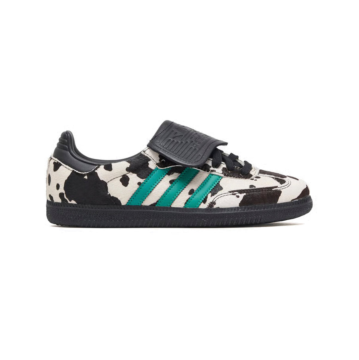 Adidas Samba LT Cow Print Black White sneakers basse uomo e donna in bianco nero - vista laterale