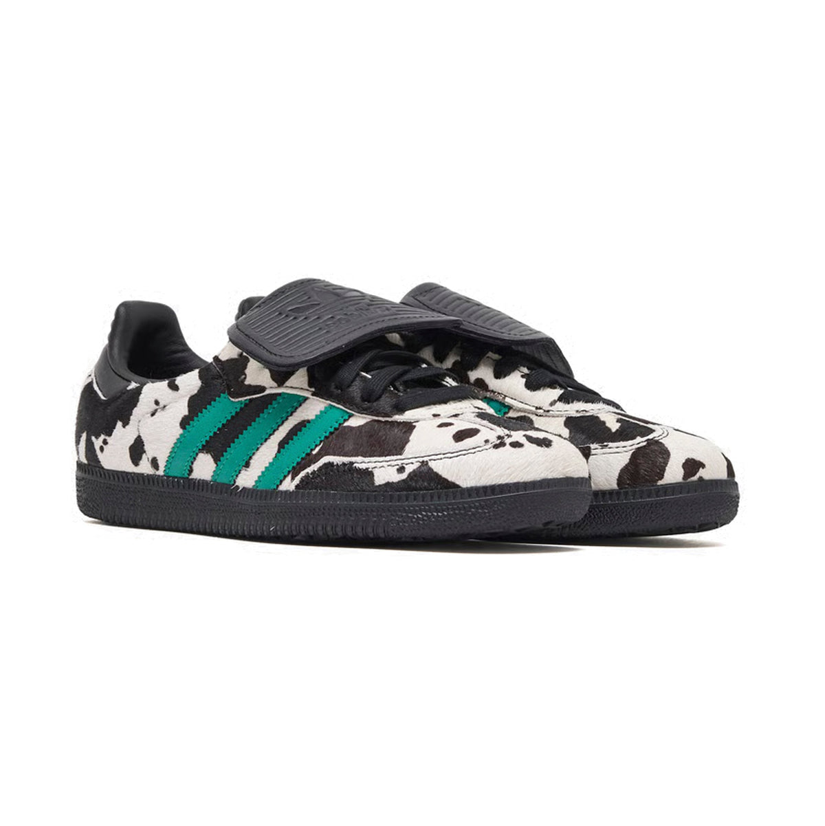 Adidas Samba LT Cow Print Black White sneakers basse uomo e donna in bianco nero - vista frontale