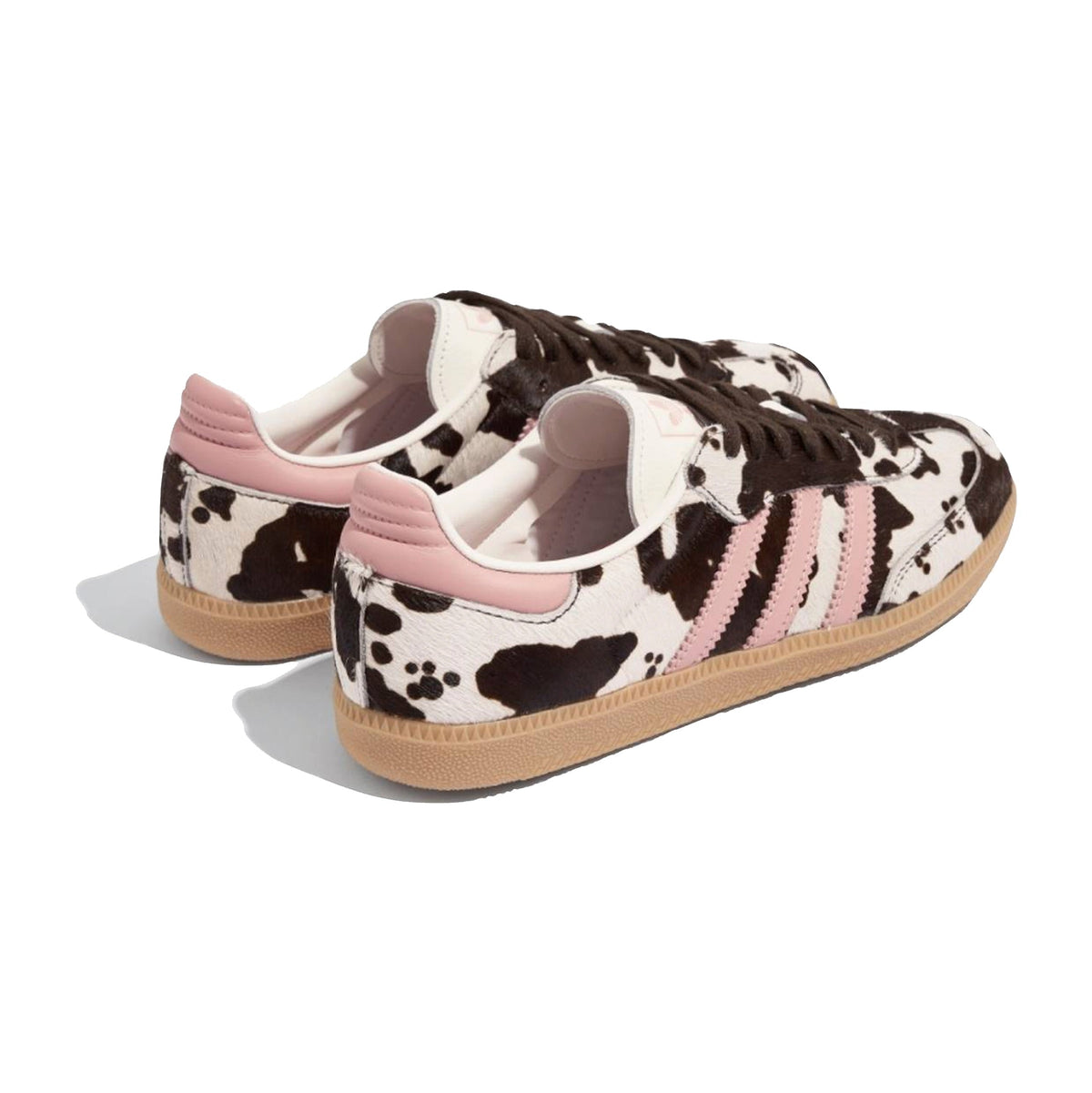 Adidas Samba Cow Print Dark Brown Wonder Mauve sneakers basse uomo e donna in marrone - dettaglio suola