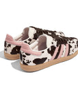 Adidas Samba Cow Print Dark Brown Wonder Mauve sneakers basse uomo e donna in marrone - dettaglio suola