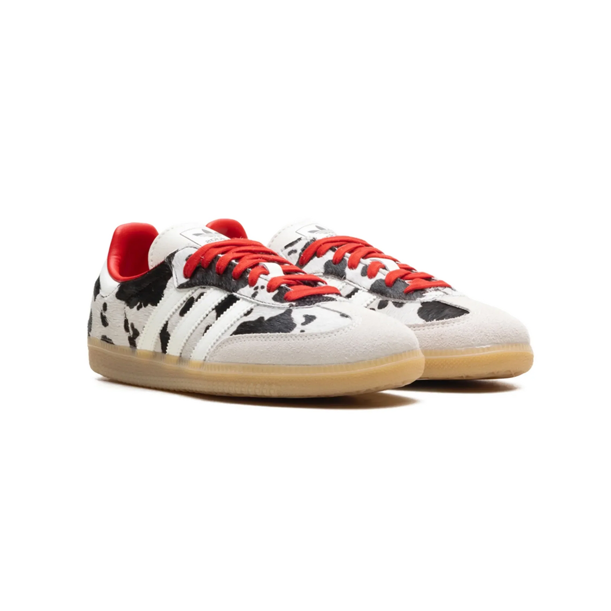 Adidas Samba Cow Print Aurora Coffee sneakers basse uomo e donna in marrone - vista frontale