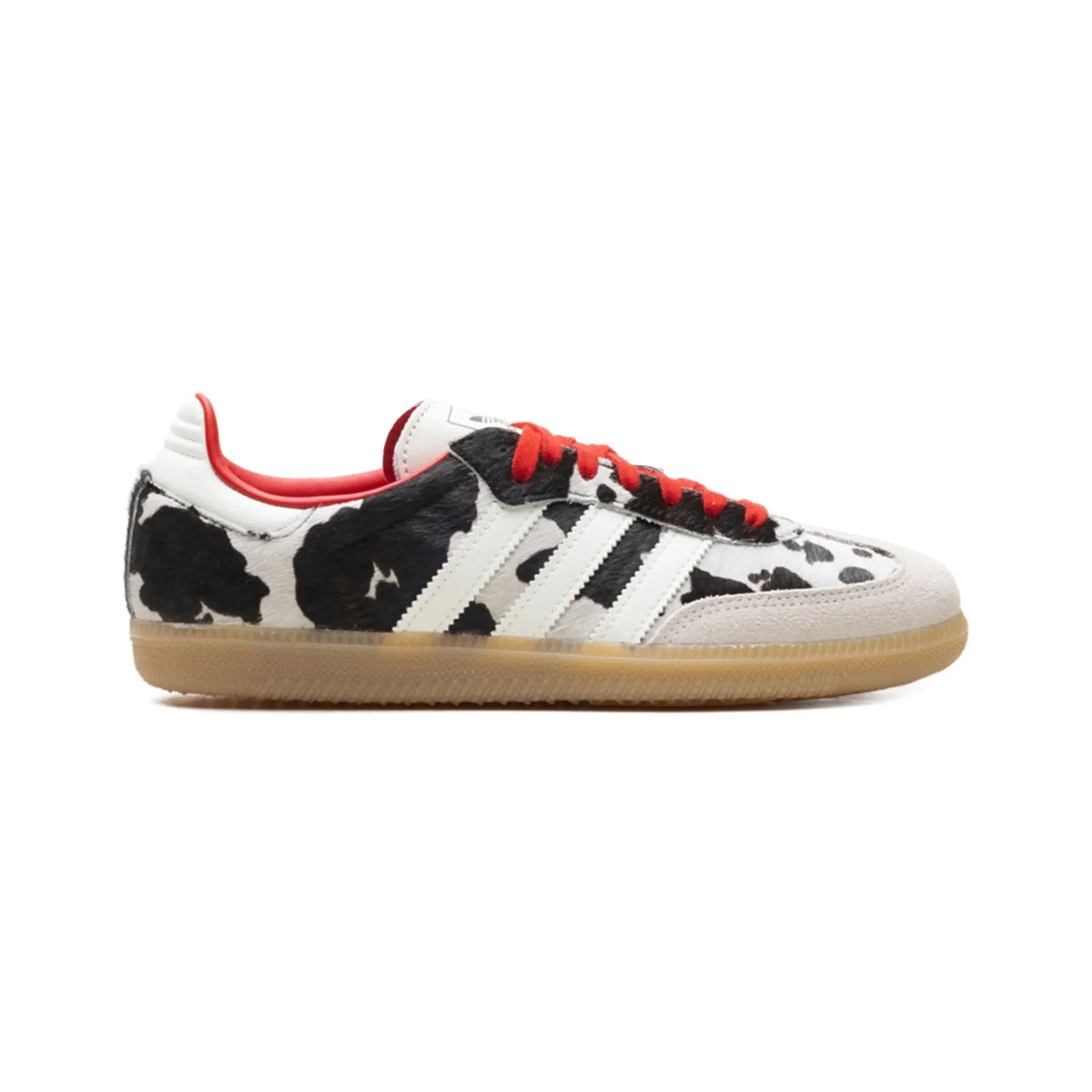 Adidas Samba Cow Print Aurora Coffee sneakers basse uomo e donna in marrone - vista laterale