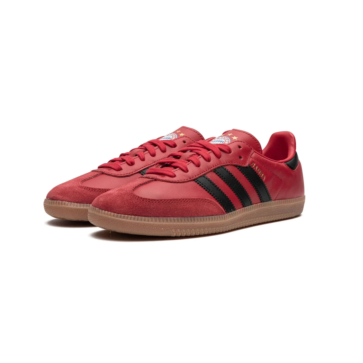 Adidas Samba Team Bayern Munich sneakers basse uomo e donna in nero rosso - vista posteriore