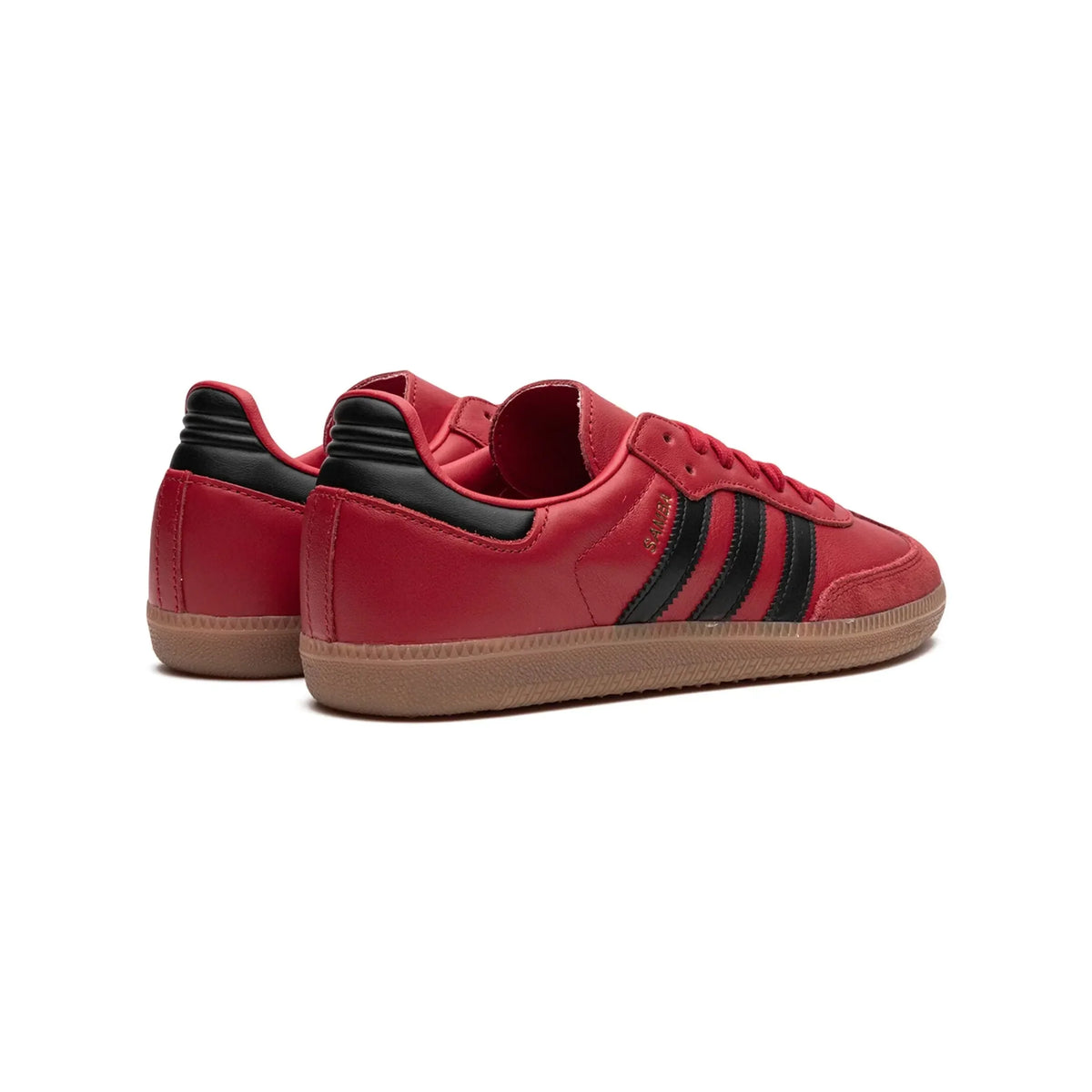 Adidas Samba Team Bayern Munich sneakers basse uomo e donna in nero rosso - dettaglio suola