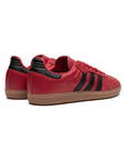 Adidas Samba Team Bayern Munich sneakers basse uomo e donna in nero rosso - dettaglio suola