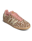 Adidas Samba Bambi Brown Desert sneakers basse donna in marrone beige - vista frontale