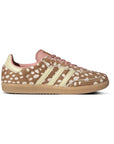 Adidas Samba Bambi Brown Desert sneakers basse donna in marrone beige - vista laterale