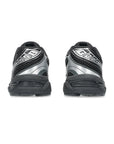 Asics GEL-1130 Black Pure Silver sneakers uomo e donna in nero argento - vista posteriore