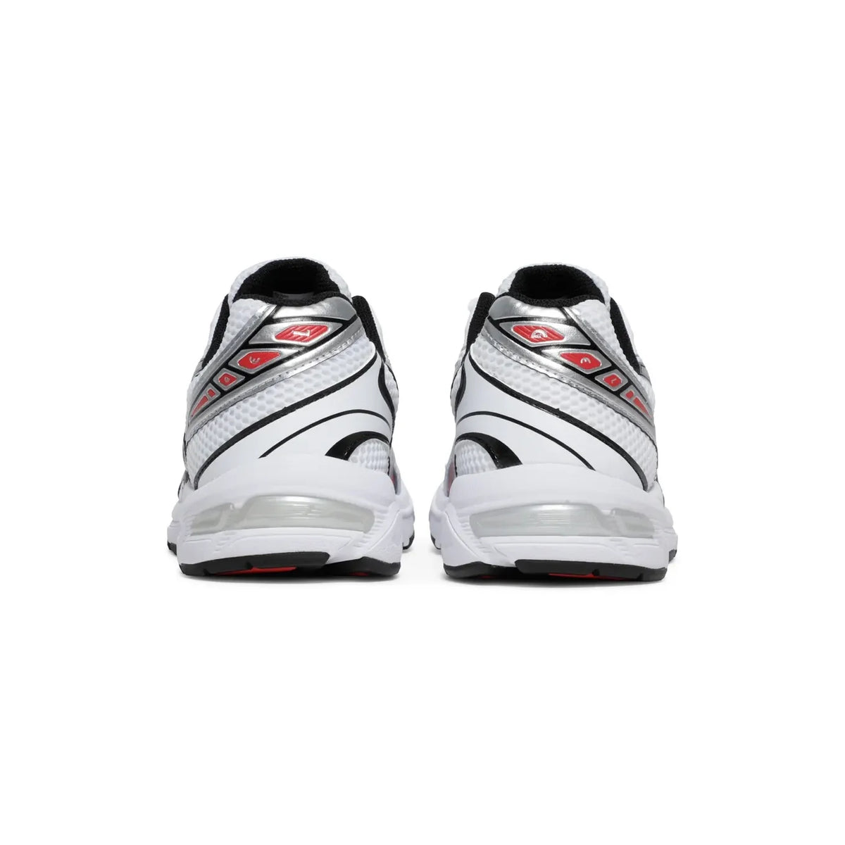 Asics GEL-1130 White Electric Red sneakers uomo e donna in bianco rosso - vista posteriore