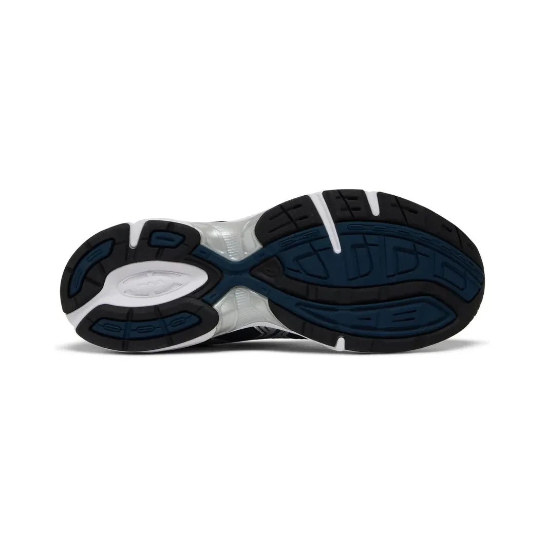 Asics GEL-1130 French Blue Pure Silver sneakers uomo e donna in argento blu - vista posteriore