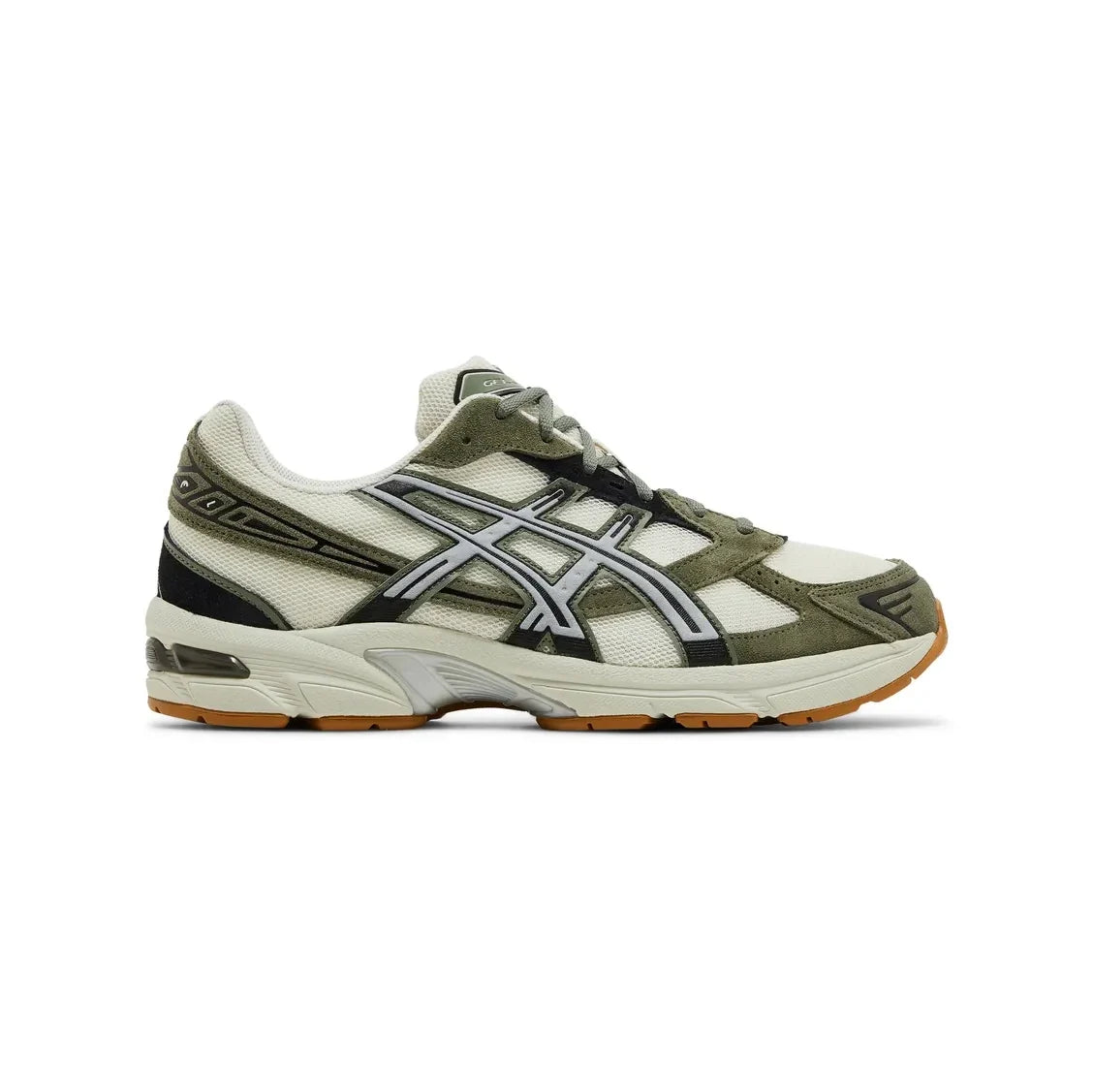Asics GEL-1130 Pale Oak Mantle Green sneakers uomo e donna in verde - vista laterale