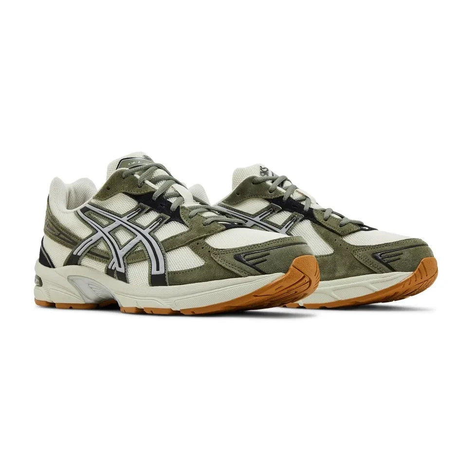 Asics GEL-1130 Pale Oak Mantle Green sneakers uomo e donna in verde - vista frontale