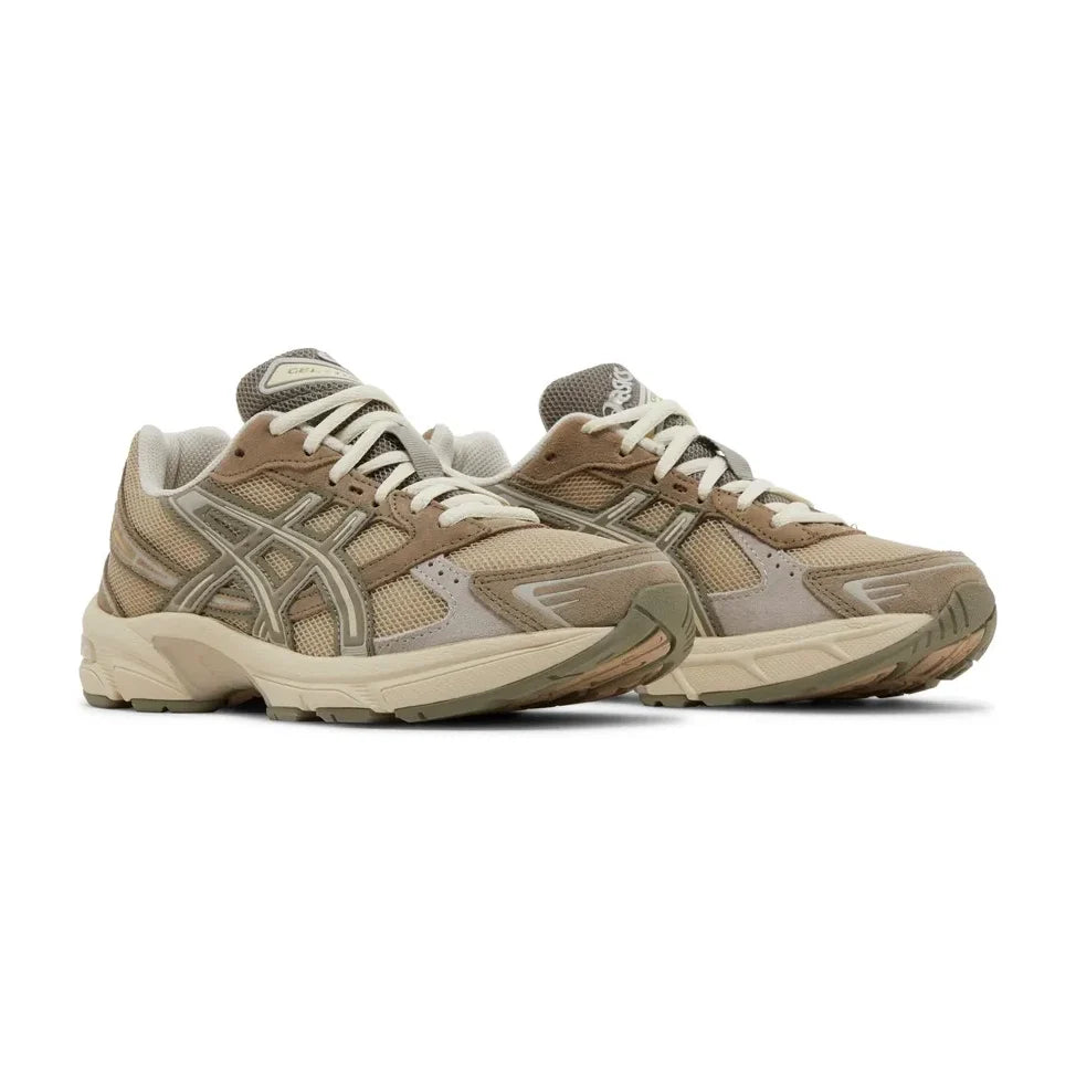 Asics GEL-1130 Wood Crepe Mink sneakers uomo e donna in multicolore - vista frontale