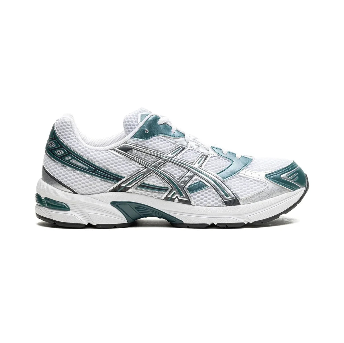 Asics GEL-1130 White Dark Neptune sneakers uomo e donna in bianco - vista laterale