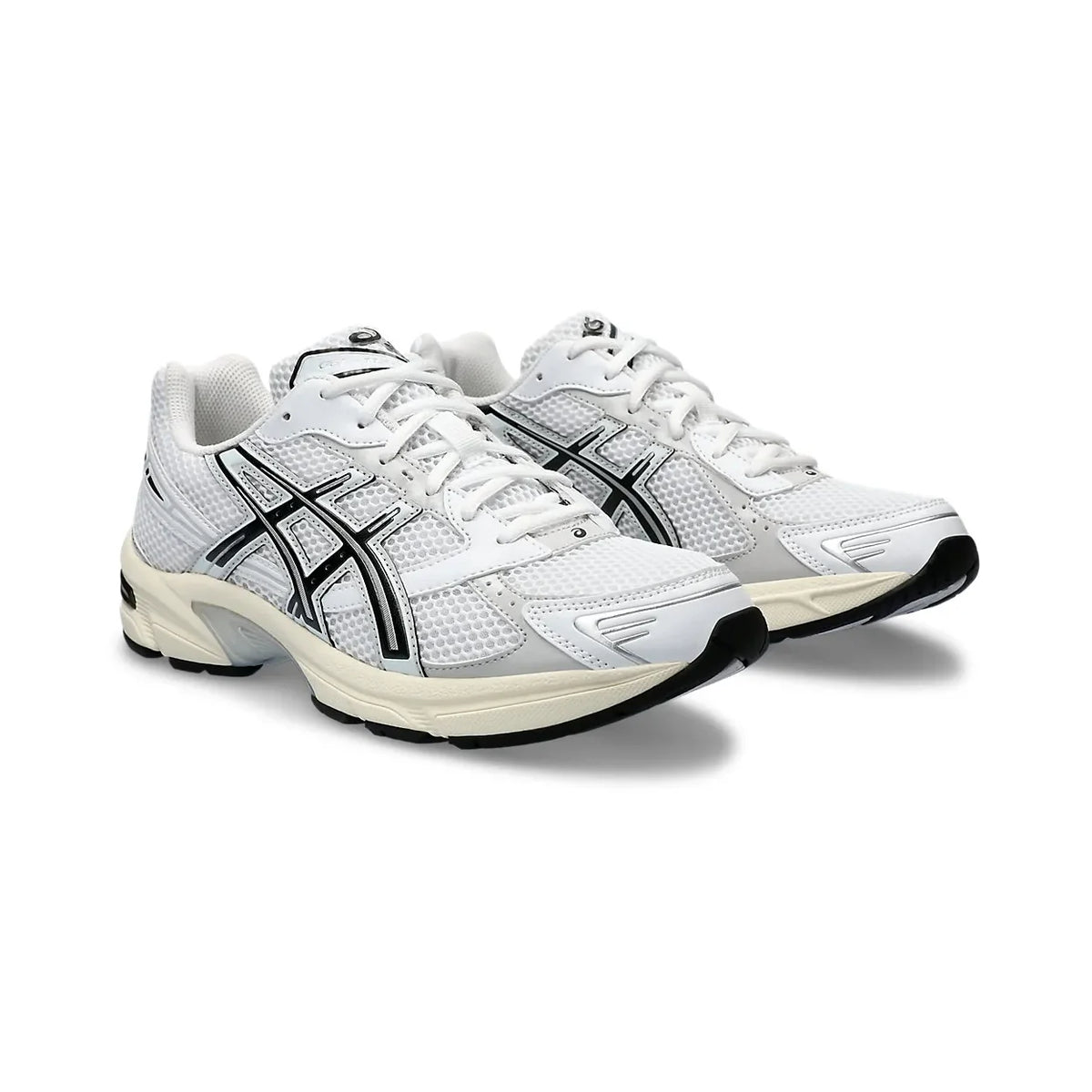 Asics GEL-1130 White Cloud Grey sneakers uomo e donna in bianco grigio - vista frontale