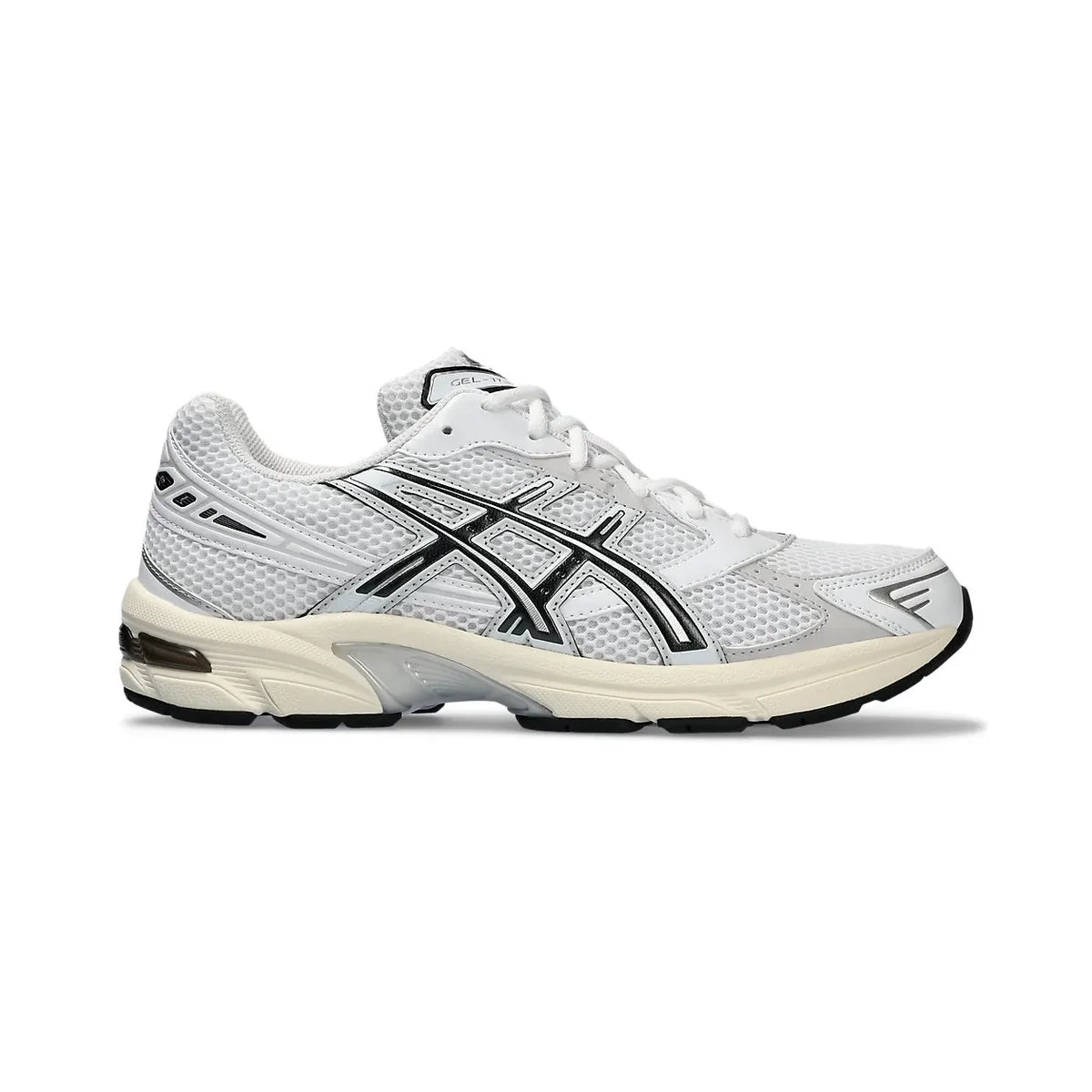 Asics GEL-1130 White Cloud Grey sneakers uomo e donna in bianco grigio - vista laterale