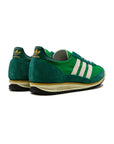 Adidas SL 72 Scarpe Verde Collegiale con Strisce Bianche Uomo Retro