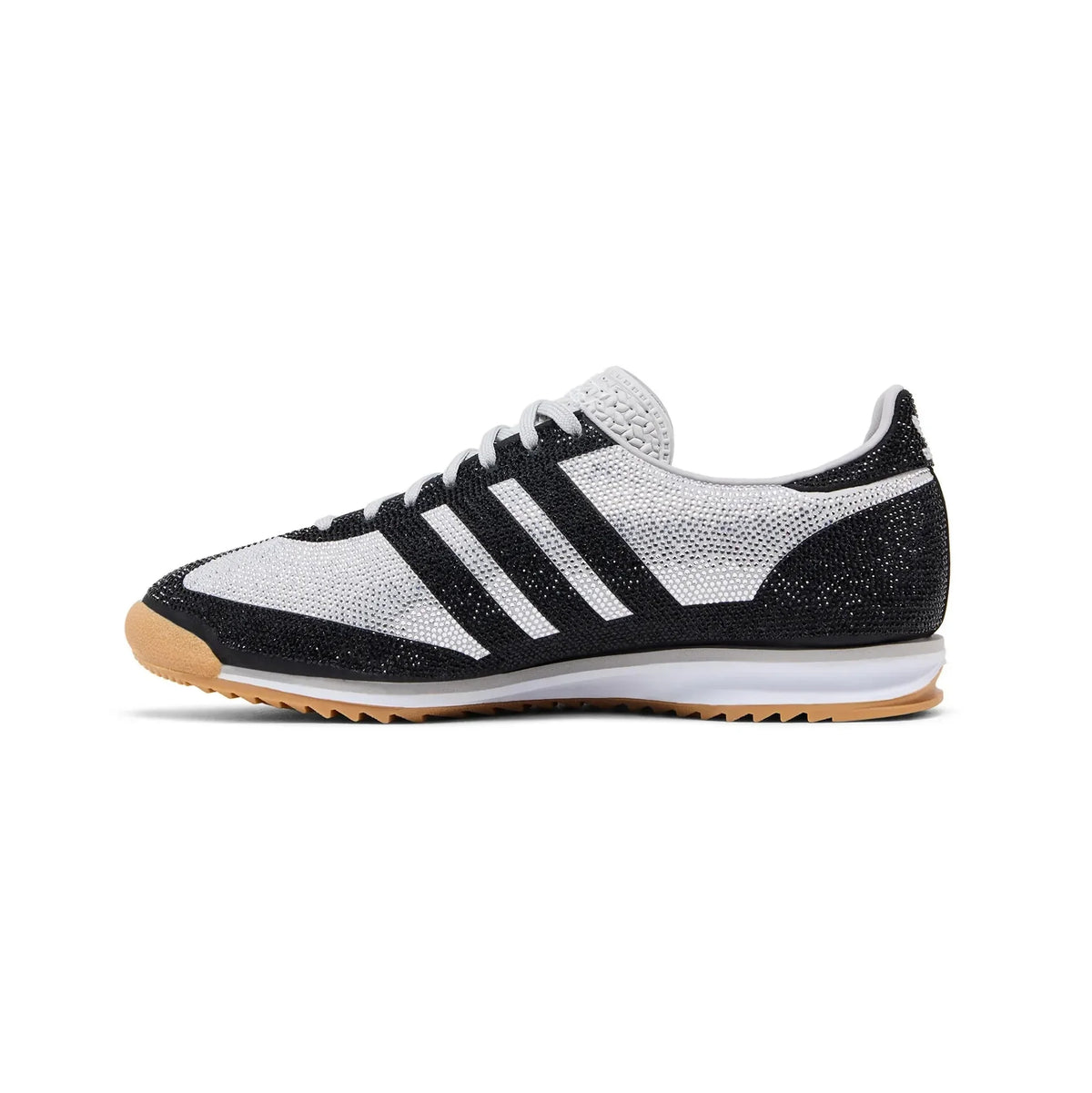 Adidas SL 72 Rhinestone Grey Black Charcoal sneakers basse uomo e donna in nero grigio - vista posteriore