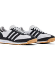 Adidas SL 72 Rhinestone Grey Black Charcoal sneakers basse uomo e donna in nero grigio - vista frontale