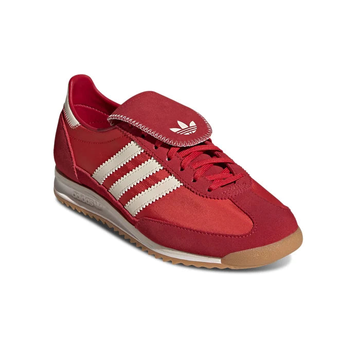 Adidas SL 72 LT Better Scarlet Cream sneakers basse donna in crema rosso - vista frontale