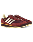 Adidas SL 72 RS West NYC Tip Top Shoes 85th Anniversary sneakers basse uomo e donna in crema bordeaux - vista frontale