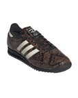 Adidas SL 72 Snakeskin Preloved Brown sneakers basse uomo e donna in marrone - vista frontale