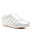 Adidas Taekwondo Silver Metallic ballerine donna in argento - vista frontale