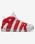 Nike Air More Uptempo Bianche e Rosse Varsity Red Sneakers Uomo