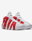 Nike Air More Uptempo Bianche e Rosse Varsity Red Sneakers Uomo