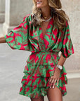 Ava | Vestito Boho da Donna con Stampa e Volant