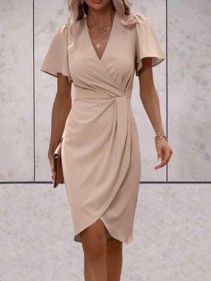 Abito da portafoglio da donna Harper - elegante abito a croce con v e tazza regolabile per tutte le occasioni