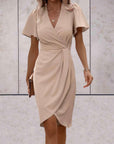 Abito da portafoglio da donna Harper - elegante abito a croce con v e tazza regolabile per tutte le occasioni