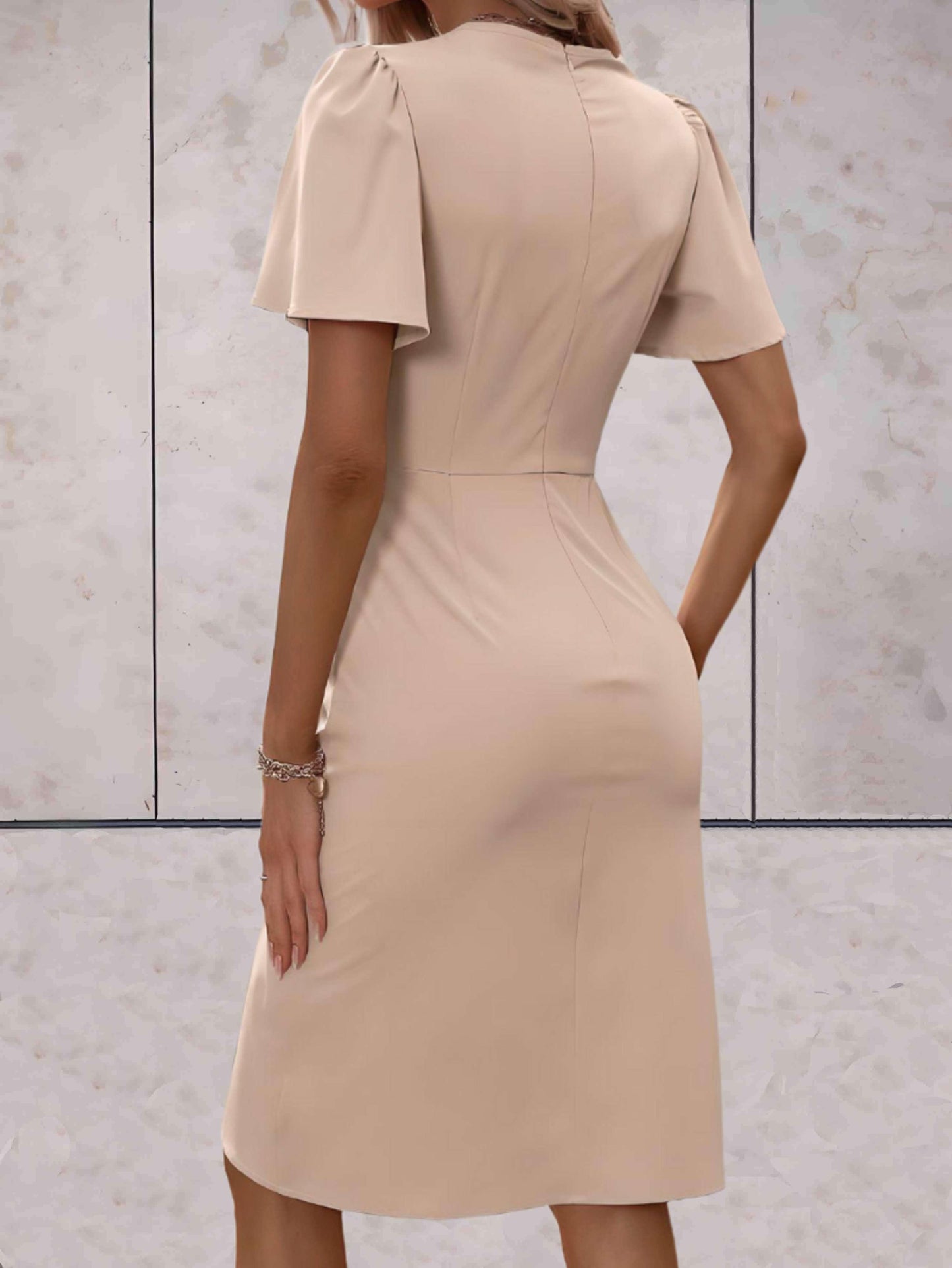 Abito da portafoglio da donna Harper - elegante abito a croce con v e tazza regolabile per tutte le occasioni