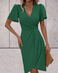 Abito da portafoglio da donna Harper - elegante abito a croce con v e tazza regolabile per tutte le occasioni