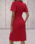 Abito da portafoglio da donna Harper - elegante abito a croce con v e tazza regolabile per tutte le occasioni