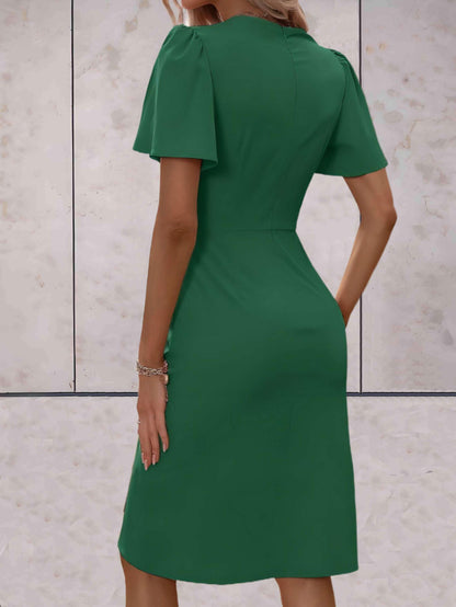 Abito da portafoglio da donna Harper - elegante abito a croce con v e tazza regolabile per tutte le occasioni